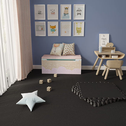 INTERLOCKING EVA SOFT FOAM EXERCISE FLOOR MATS GARAGE OFFICE KIDS PLAY